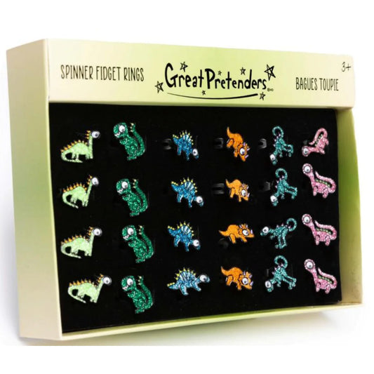 Great Pretenders Individual Rings - Dinosaur Fidget Spinner