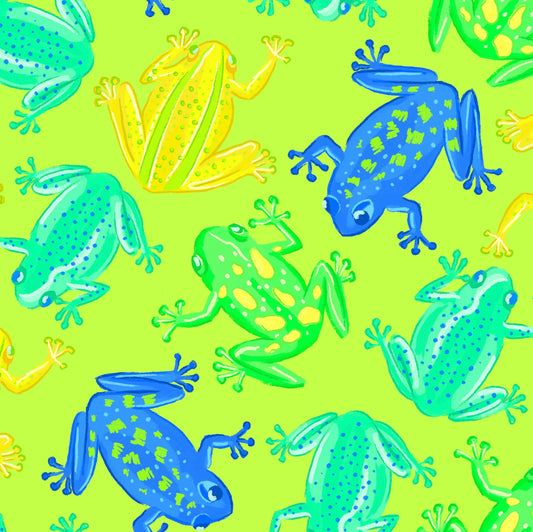 Honeysuckle Swim Rashguard Shirt - Toadally Bright