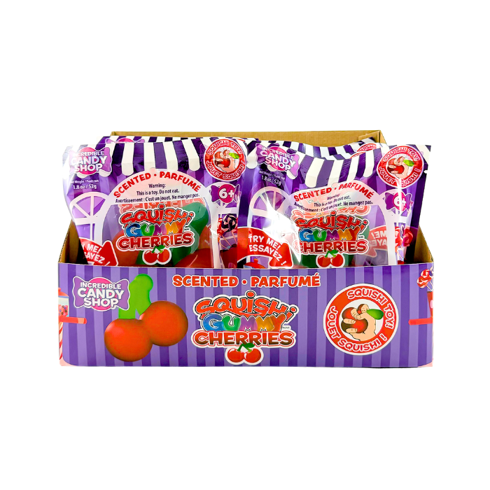 Squishy Gummy Cherries
