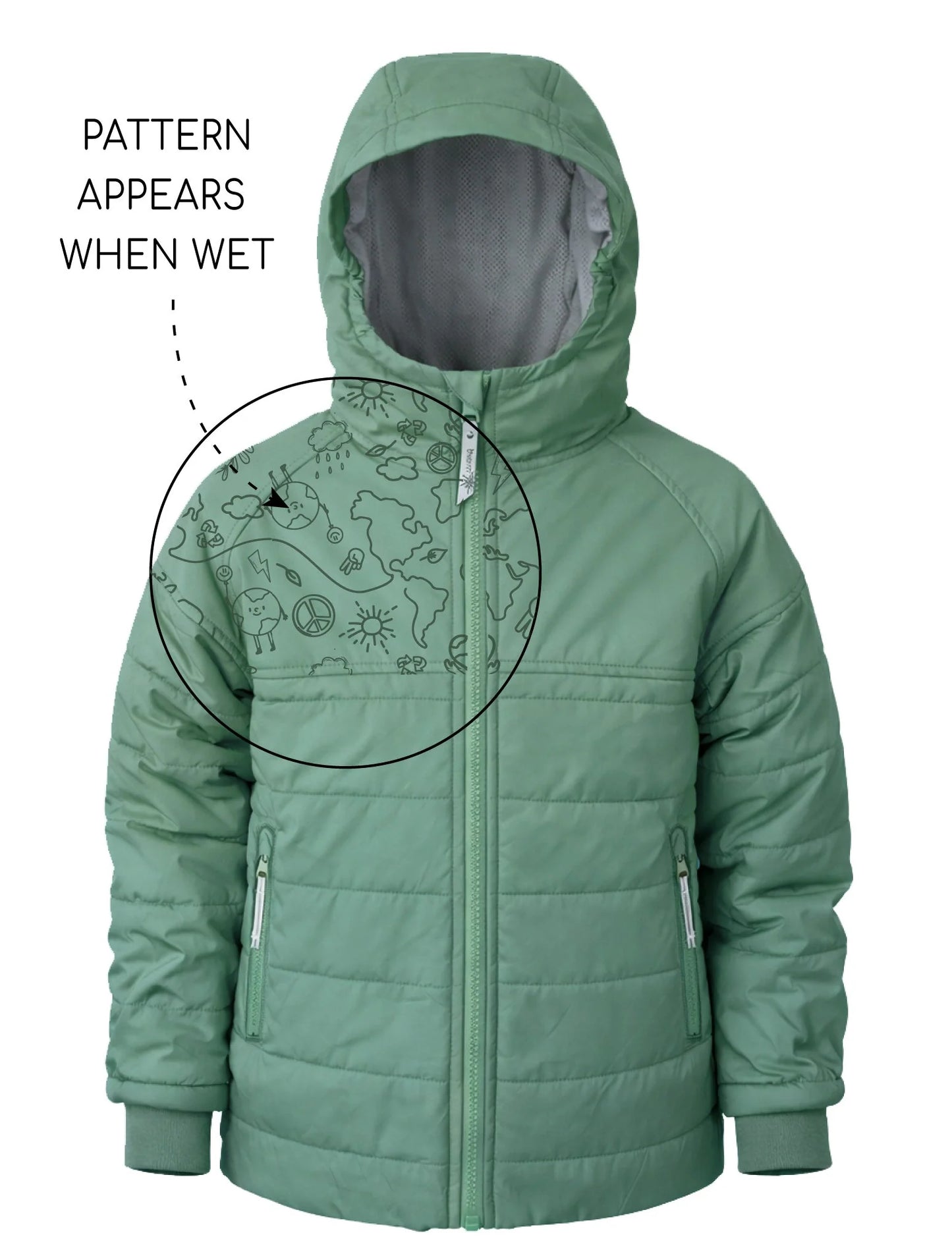Therm Hydracloud Puffer Jacket - Forest Moss