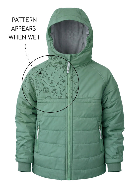 Therm Hydracloud Puffer Jacket - Forest Moss