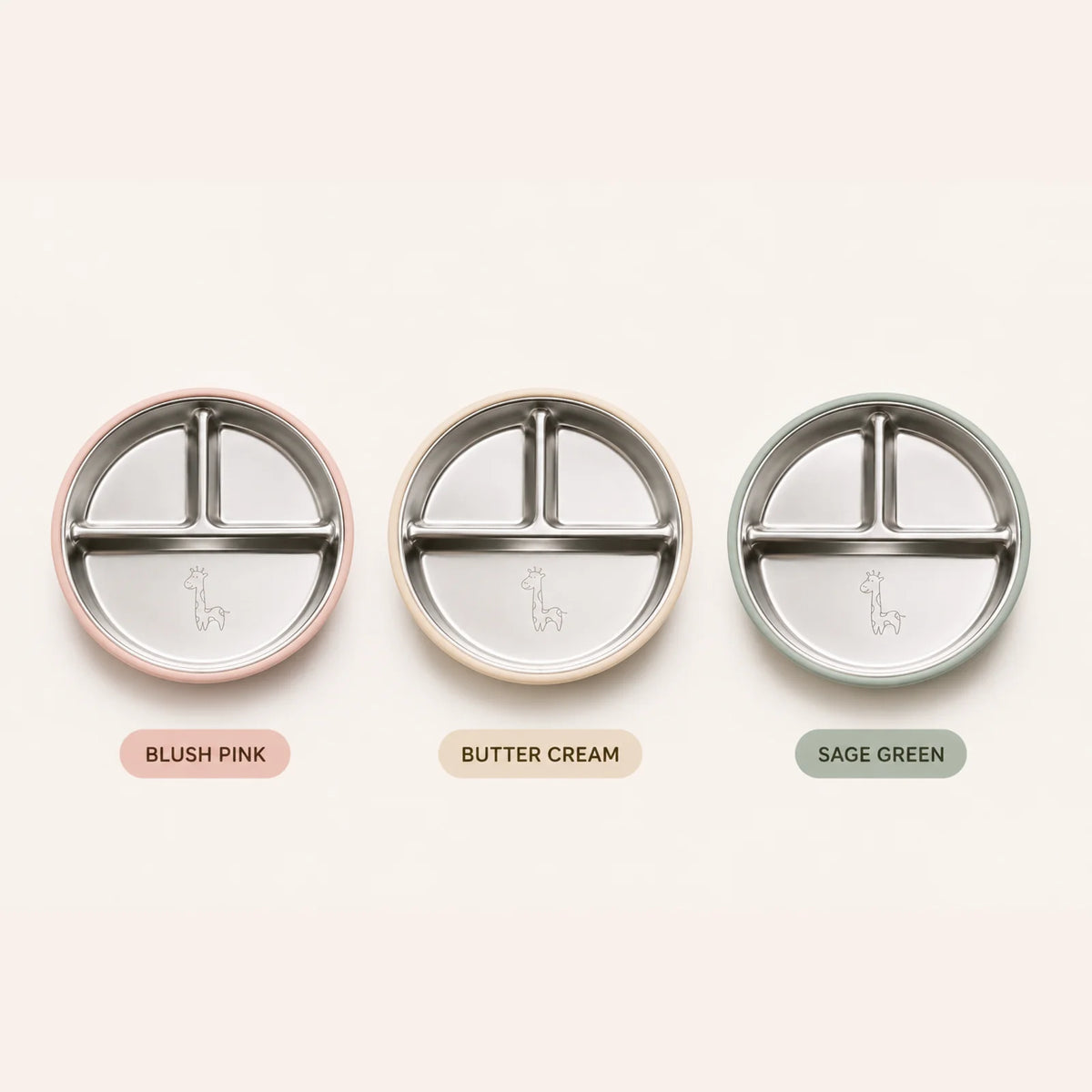 Little Eaters Divided Plates 2 Pack