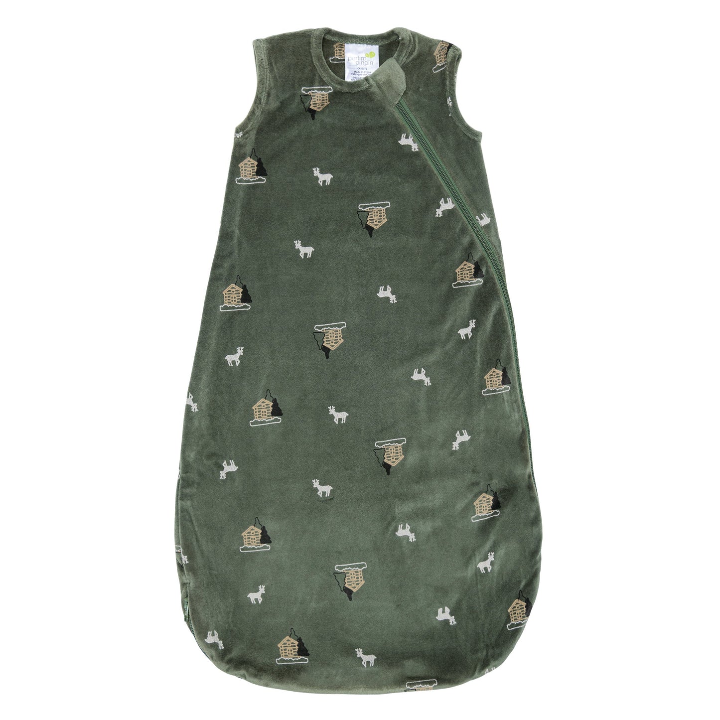 Perlimpinpin Velvet Sleep Bag 1.0 tog - Forest