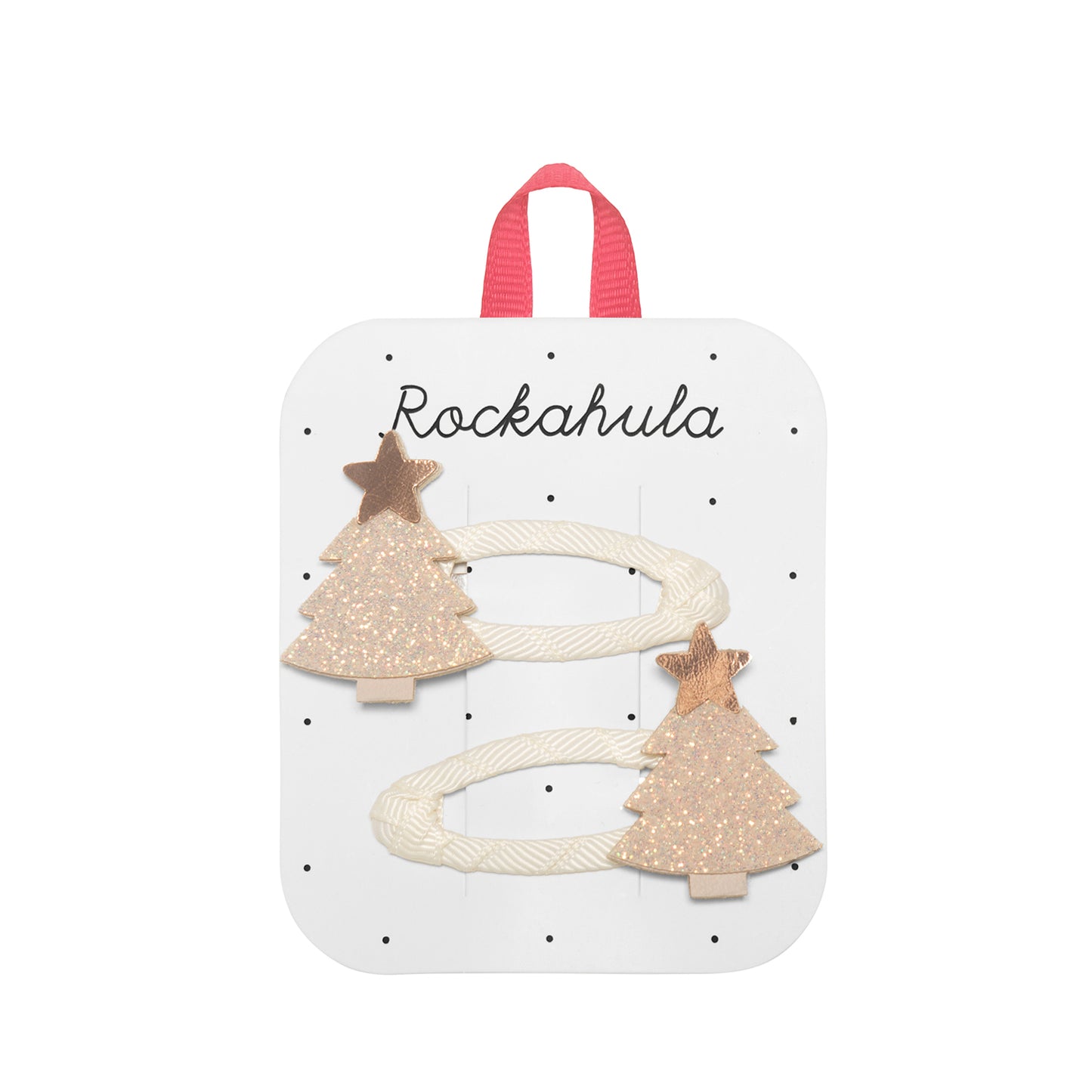 Rockahula Clips - Frosted Shimmer Christmas Trees