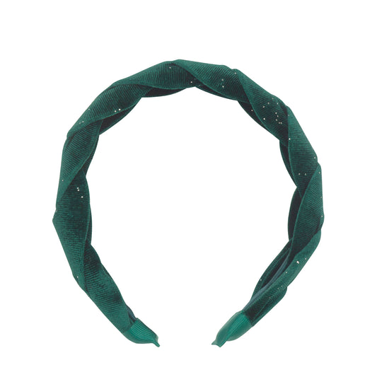 Rockahula Headband - Evergreen Velvet