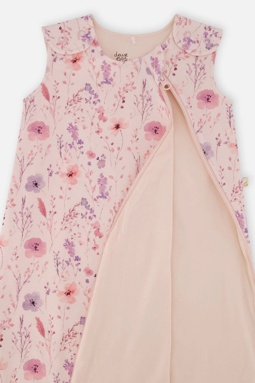 Deux par Deux Organic Cotton Sleep Bag - Watercolour Flowers