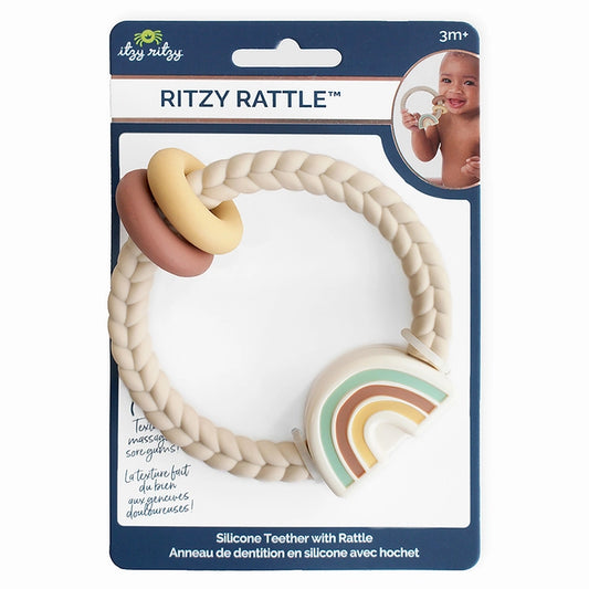 Itzy Ritzy Silicone Teether Rattle