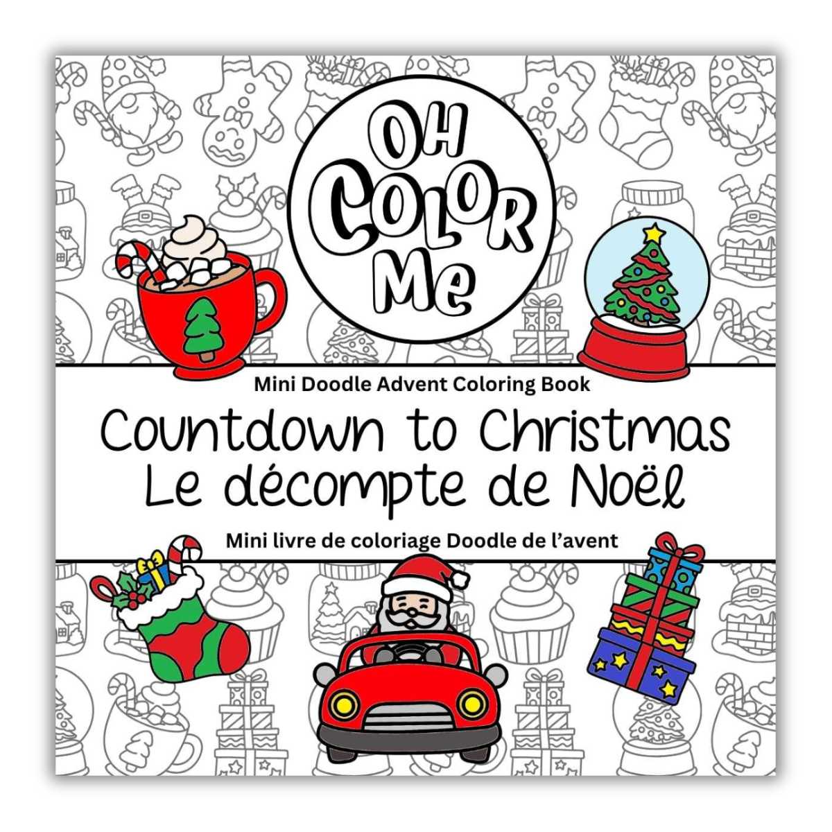 Countdown To Christmas Mini Coloring Book