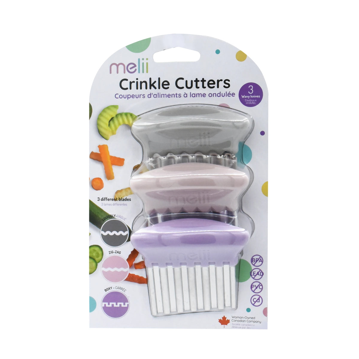 Luxe Crinkle Cutters - Pink