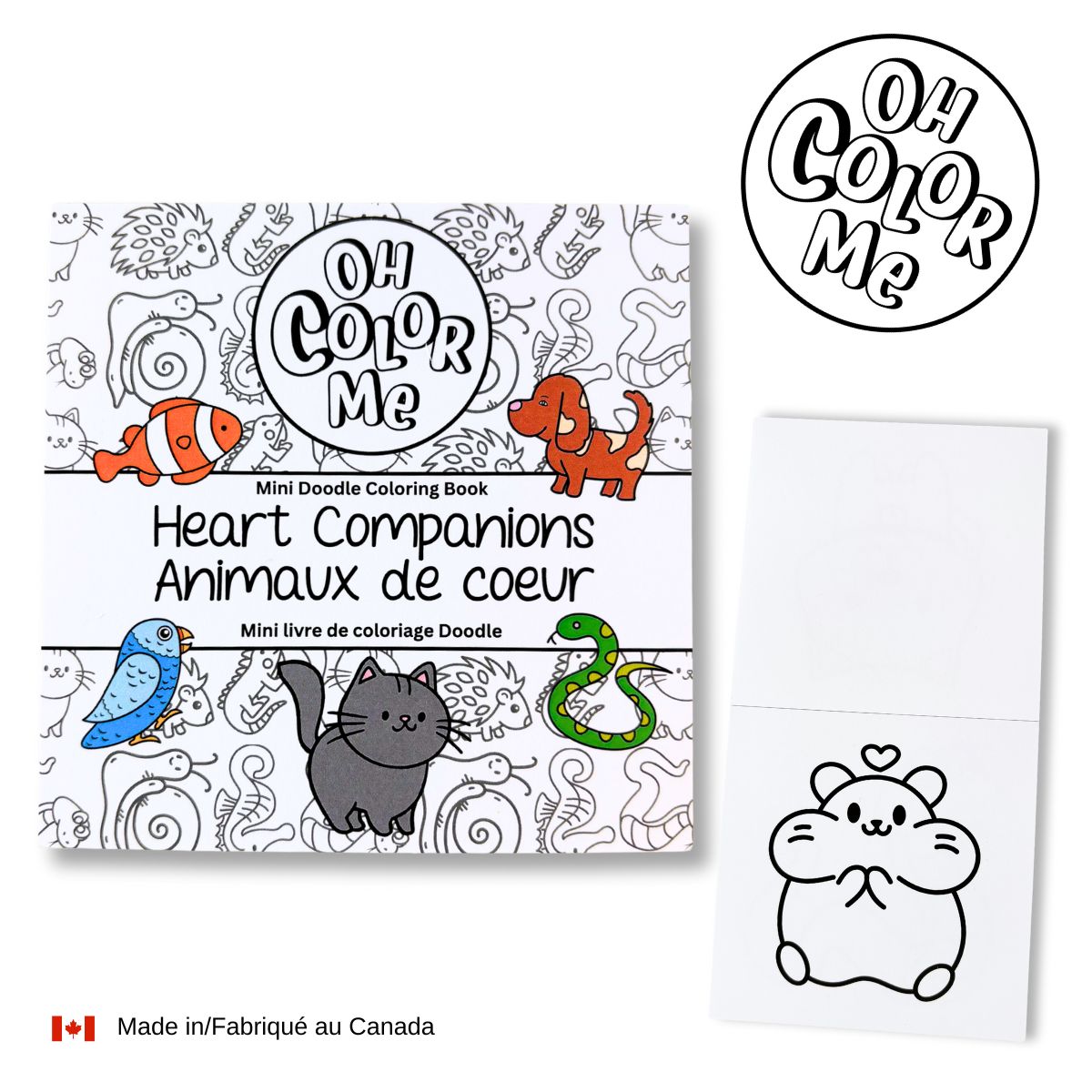 Heart Companions Mini Coloring Book