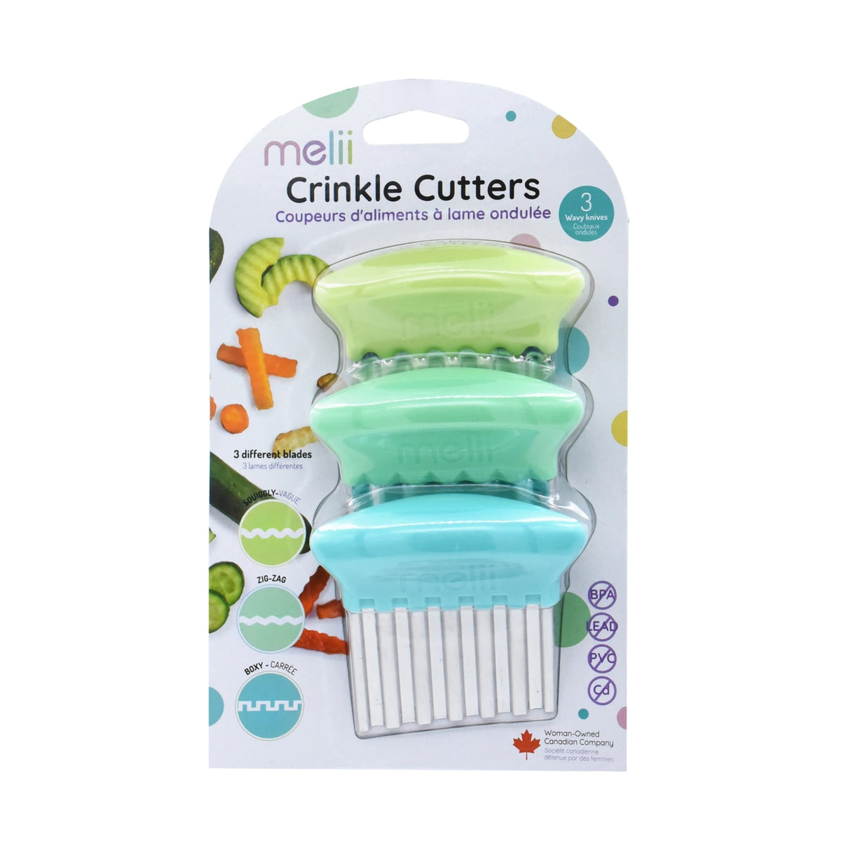 Luxe Crinkle Cutters - Mint