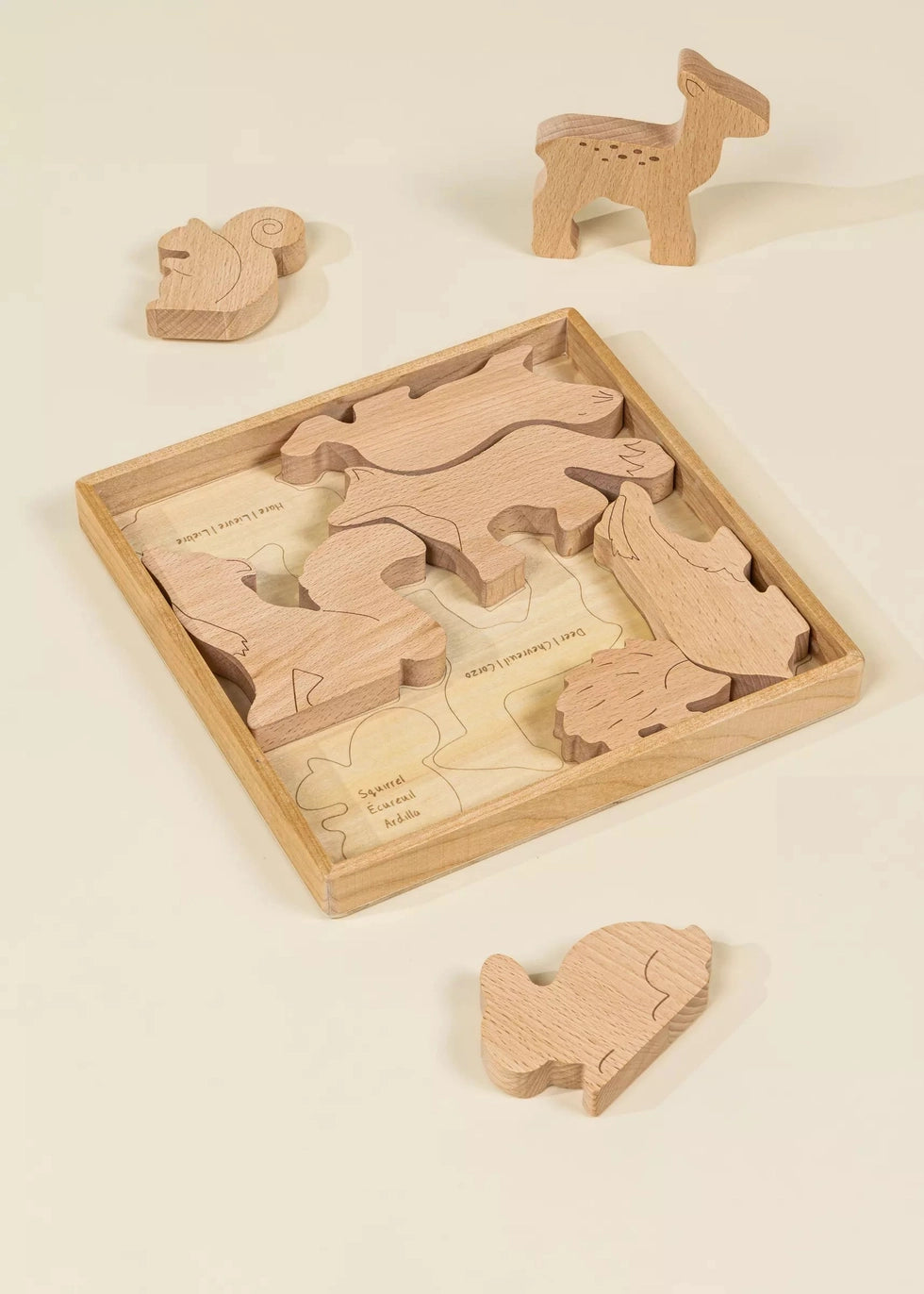 Wooden Balance Puzzle - Forest