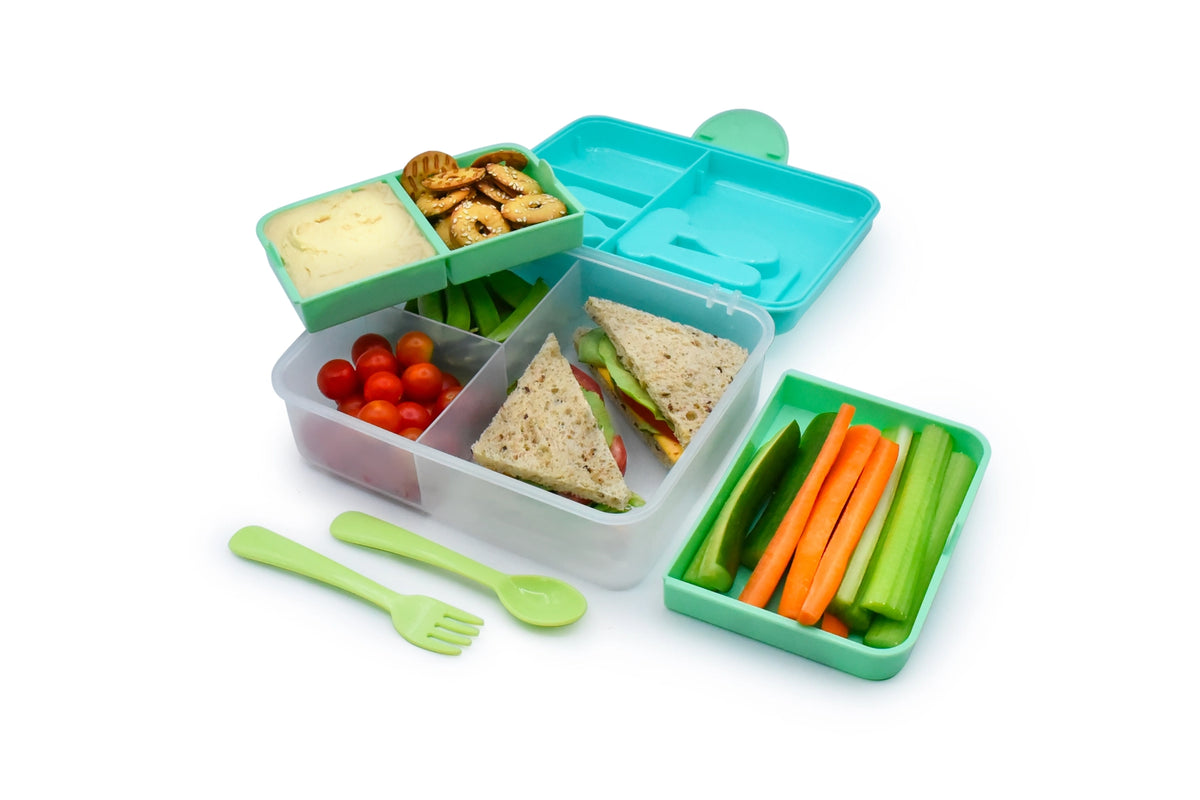 2 Tier Bento - Blue