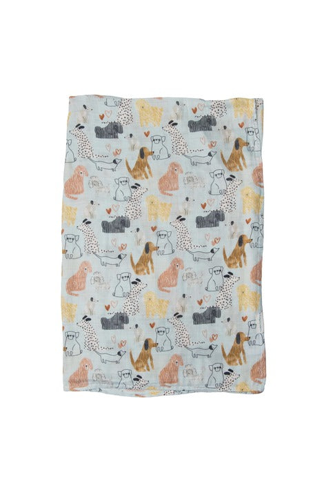 Loulou Lollipop Muslin Swaddle - Honey Puppies