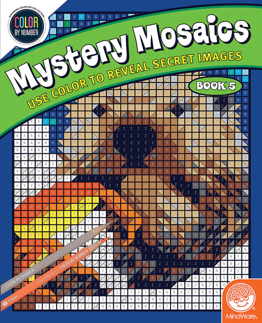 Colour by Number Mystery Mosaics: Book 5