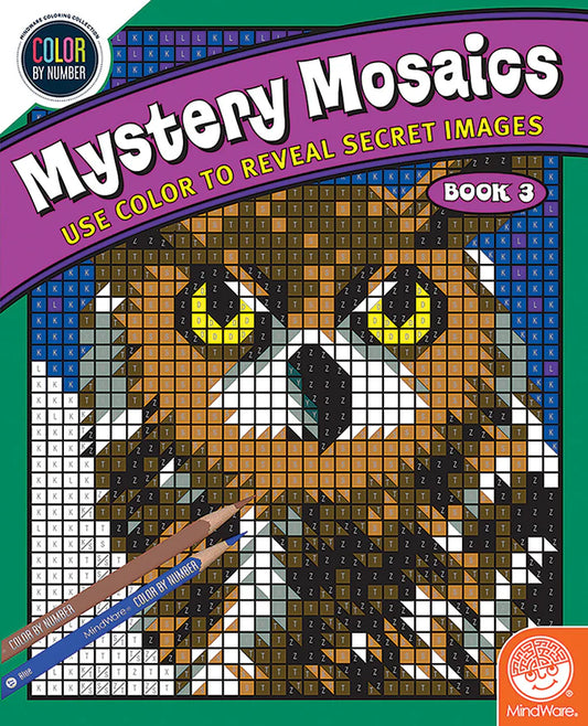 Colour by Number Mystery Mosaics: Book 3