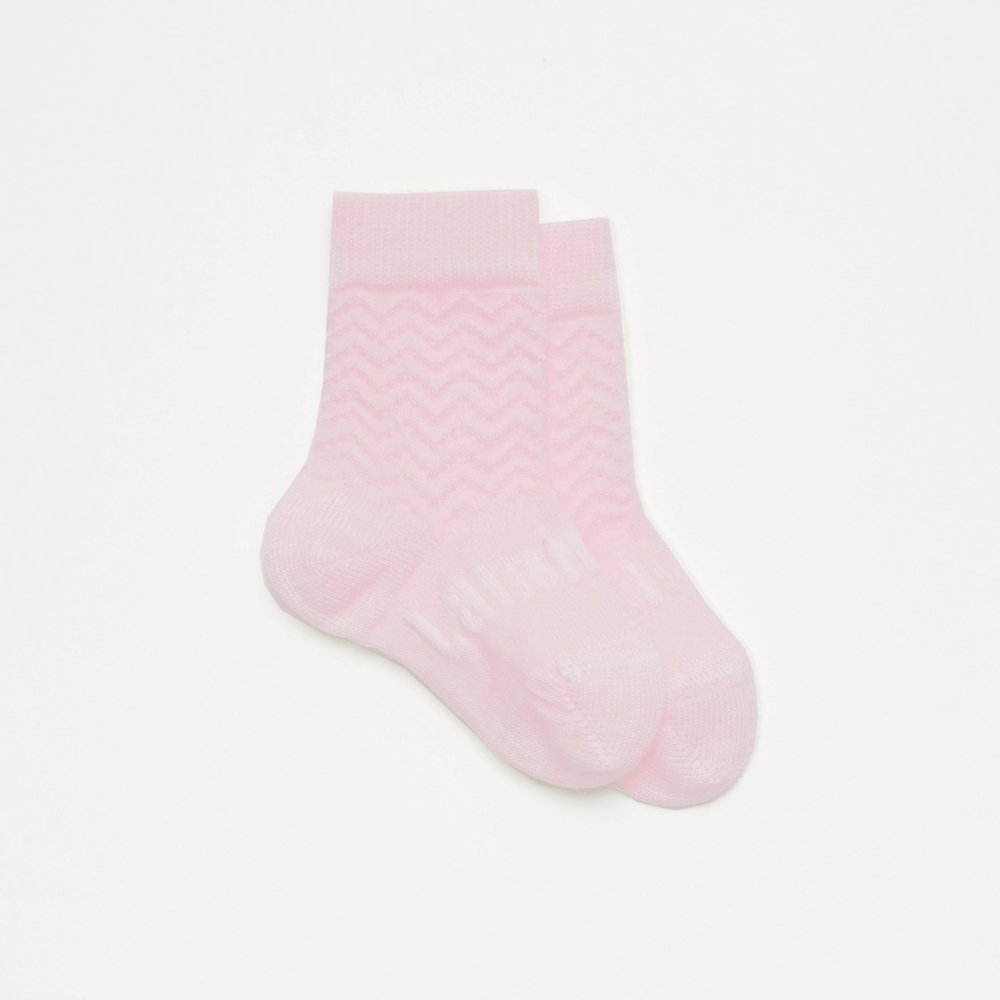 Lamington Merino Wool Baby Socks - Petal