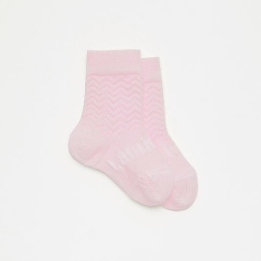Lamington Merino Wool Baby Socks - Petal