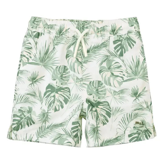Miles the Label Swim Trunks - Palm Leaves