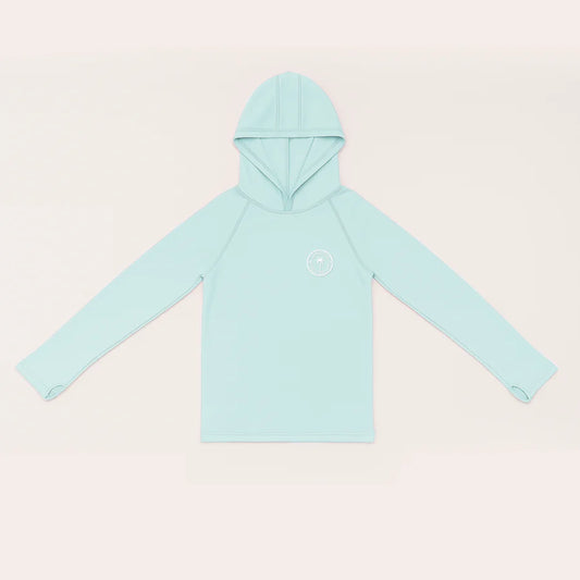 Honeysuckle Swim Hooded Sun Shirts - Mist