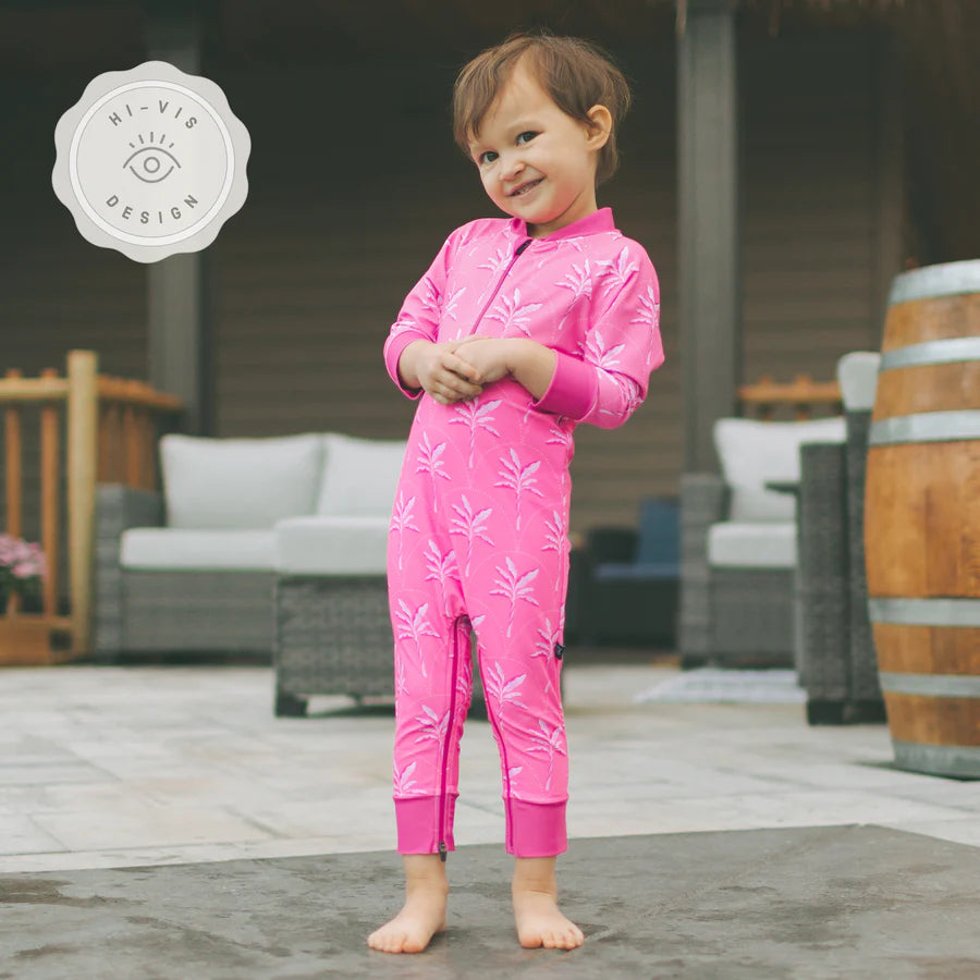 Honeysuckle Swim Sunsuit - Best Fronds