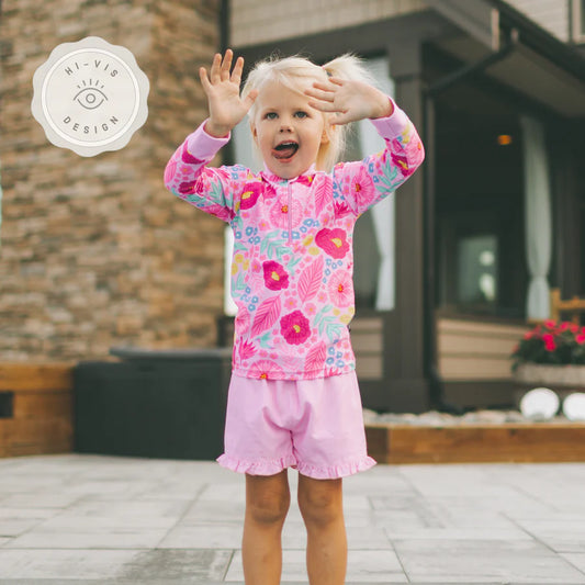 Honeysuckle Swim Rashguard Shirt - Hibis-Kissed