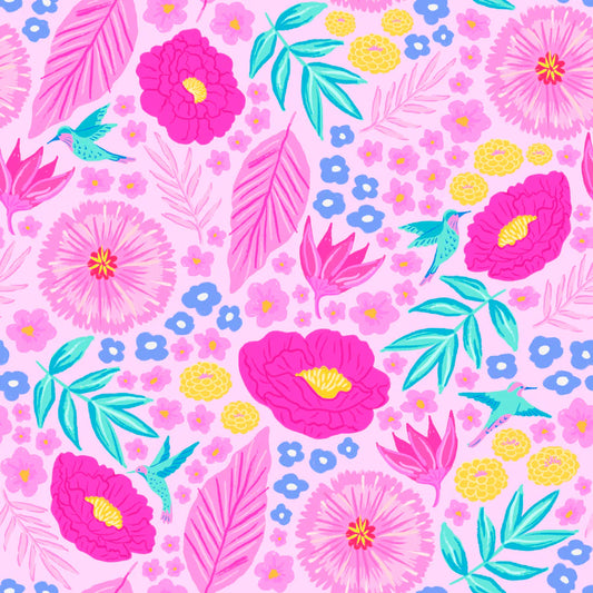 Honeysuckle Swim Sunsuit - Hibis-Kissed