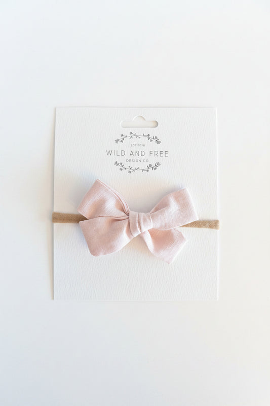 Blush Bow Headband