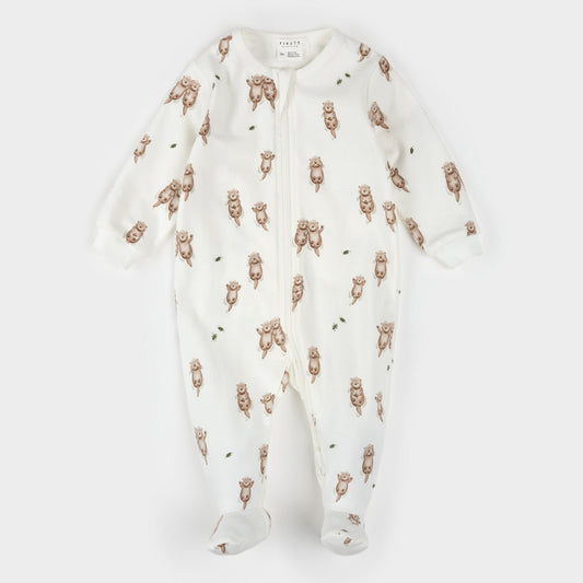 Petit Lem Organic Cotton Sleeper - Otters