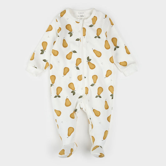 Petit Lem Organic Cotton Sleeper - Pears