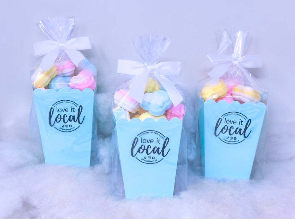 Cotton Candy Popcorn Bombs