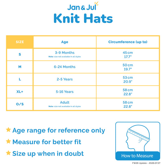 Jan & Jul Knit Bear Hat - Vanilla Cream