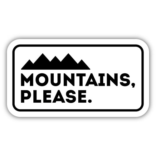 Stickers Northwest - Mountains Please