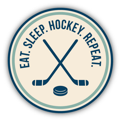 Stickers Northwest - Eat. Sleep. Hockey. Repeat.