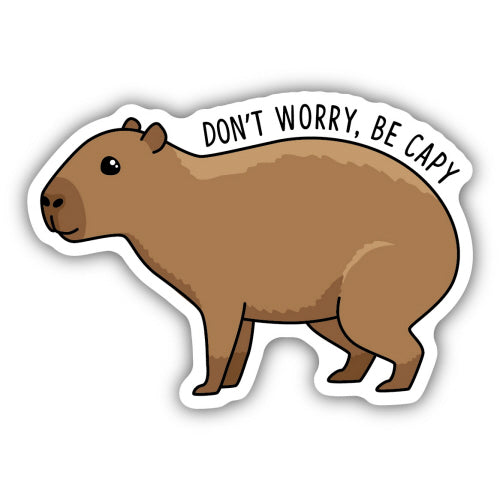 Stickers Northwest - Don't Worry Be Capy