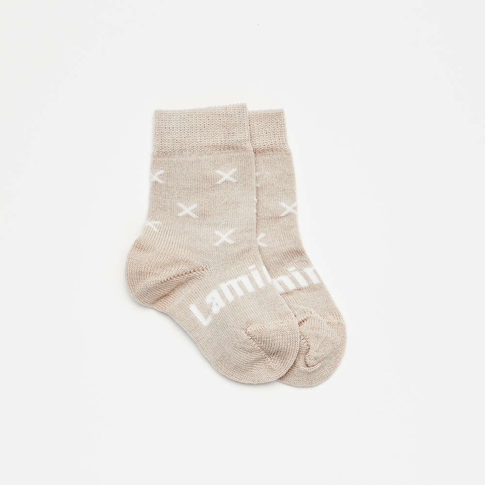 Lamington Merino Wool Baby Socks - Ted
