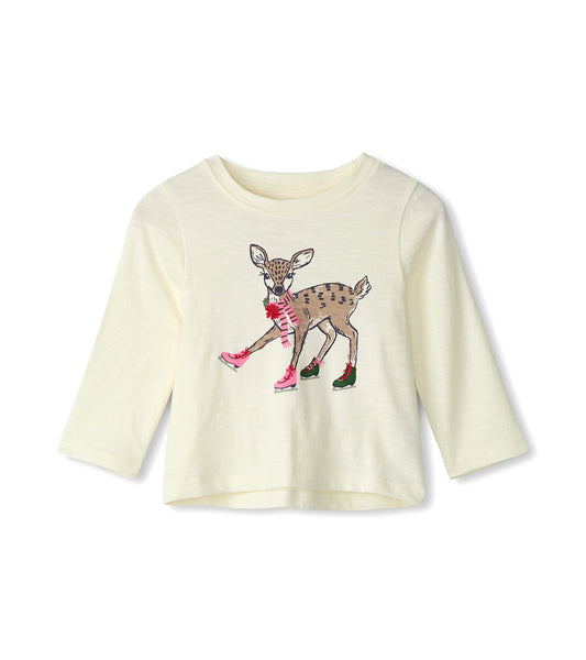 Hatley Baby & Toddler Long Sleeve Tee - Skating Deer (Final Sale)