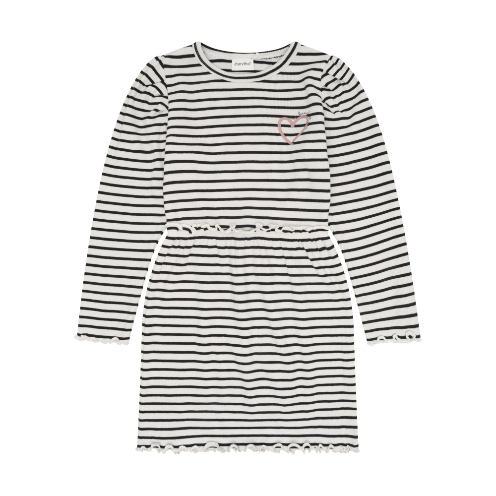 Minymo Dress - Tap Shoe Stripe