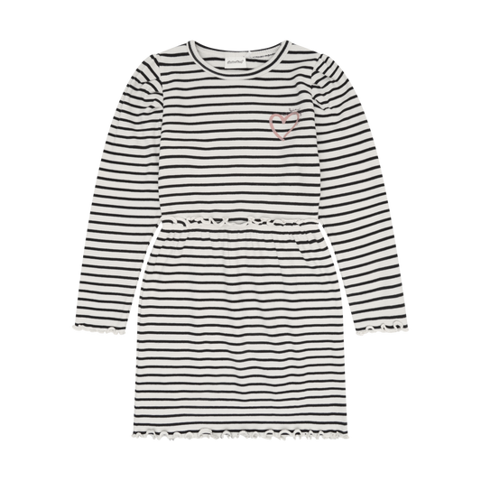 Minymo Dress - Tap Shoe Stripe
