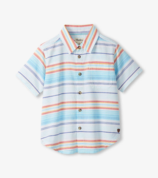 Sunset Stripes Button Down Shirt