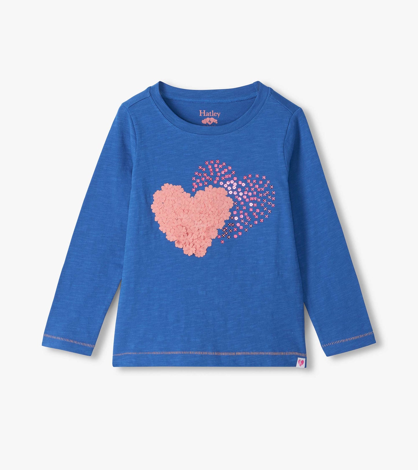Hatley Long Sleeve Tee - Double Hearts