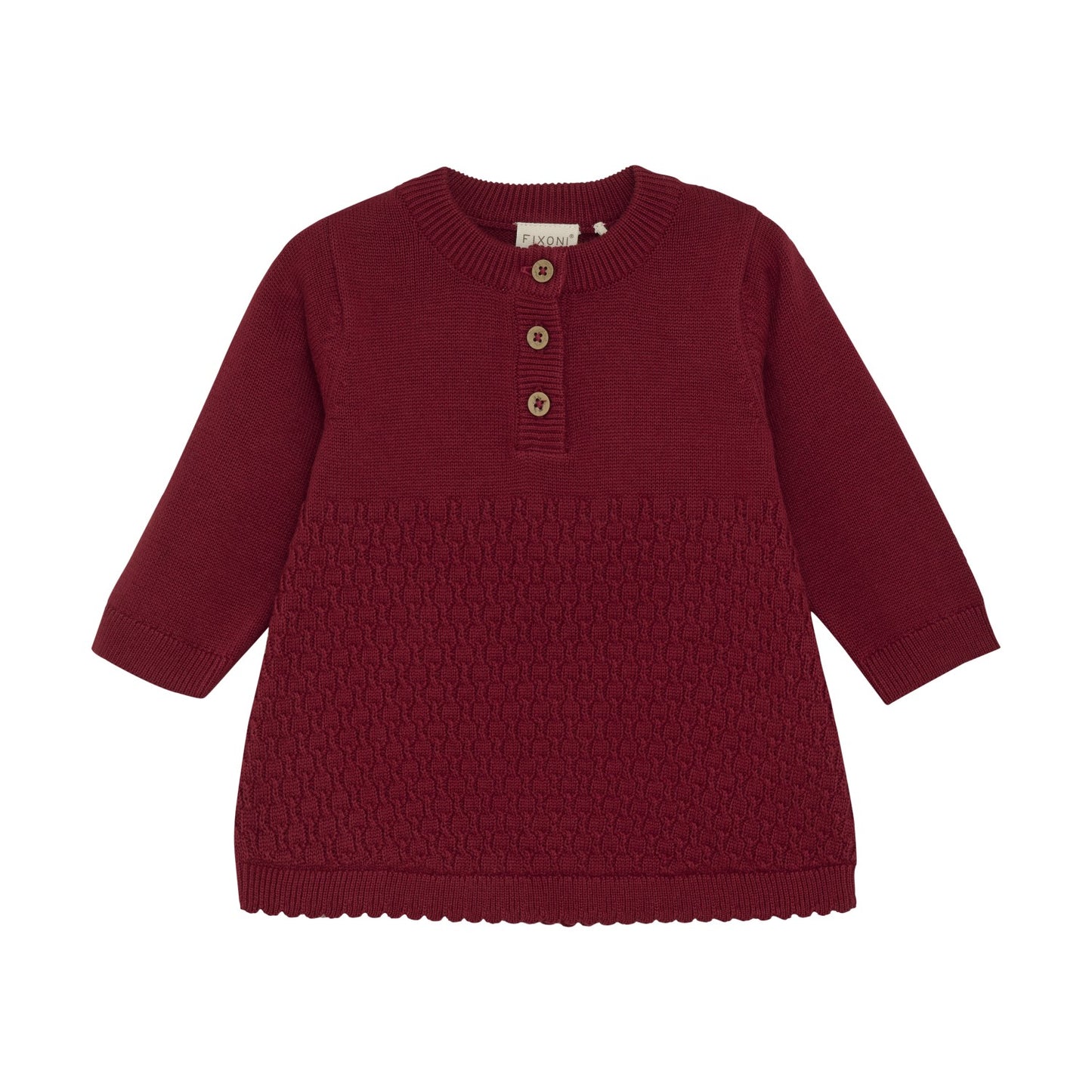 Fixoni Baby Knit Dress - Syrah
