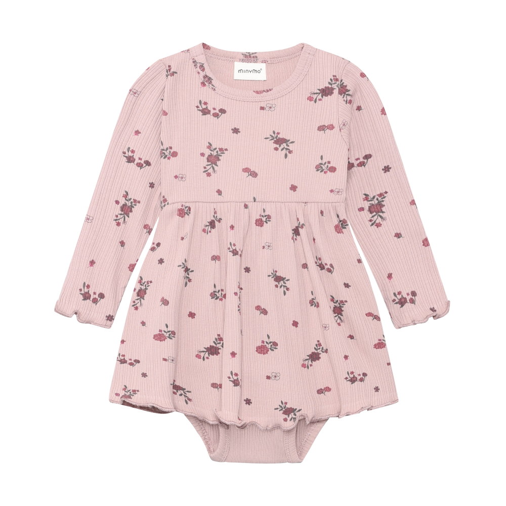 Minymo Baby Dress - Fawn Floral