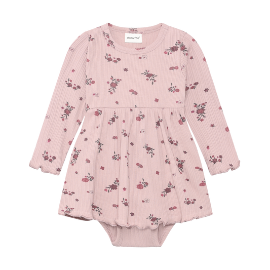 Minymo Baby Dress - Fawn Floral