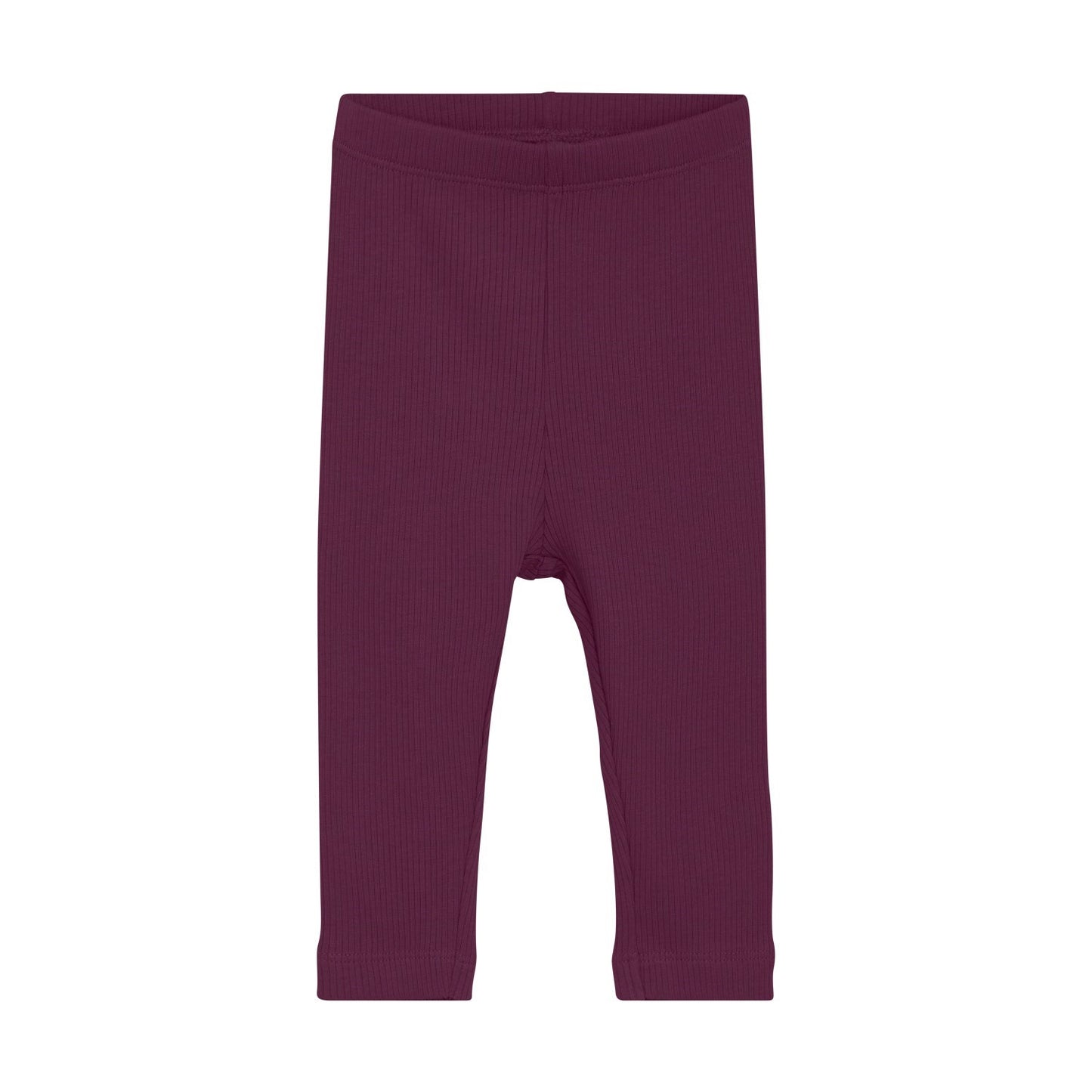 Minymo Baby Ribbed Leggings - Raspberry Coulis