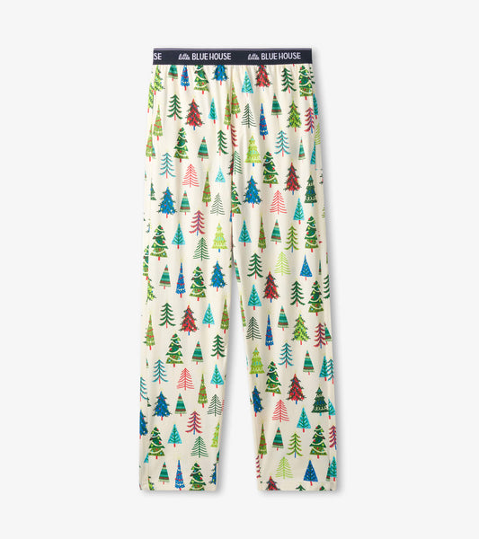 Little Blue House Men's Pajama Pants - Christmas Trees