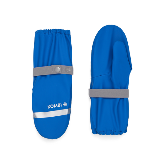Kombi Kids Drip Rain Mitts - Nautical Blue