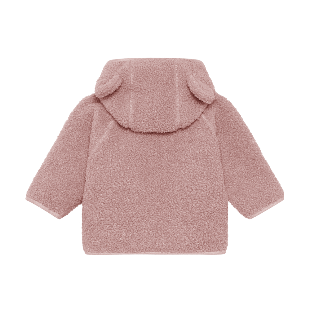 EnFant Baby Teddy Jacket - Adobe Rose