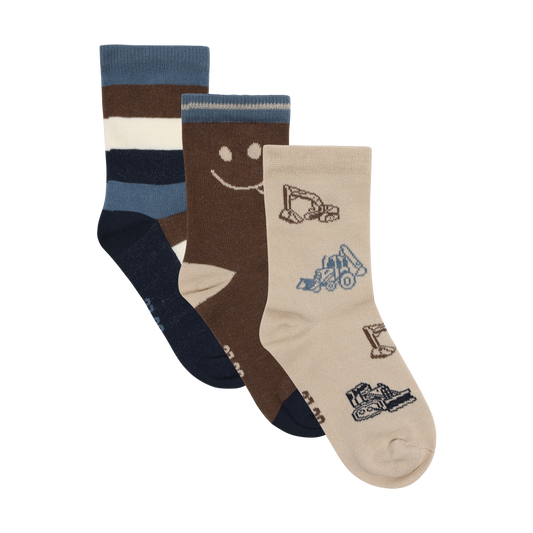 Minymo 3 Pack Socks - Diggers