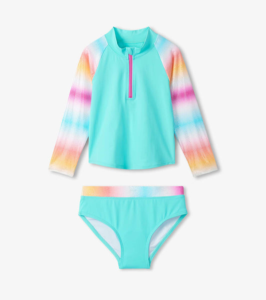 Hatley Rashguard Set - Turquoise Shimmer